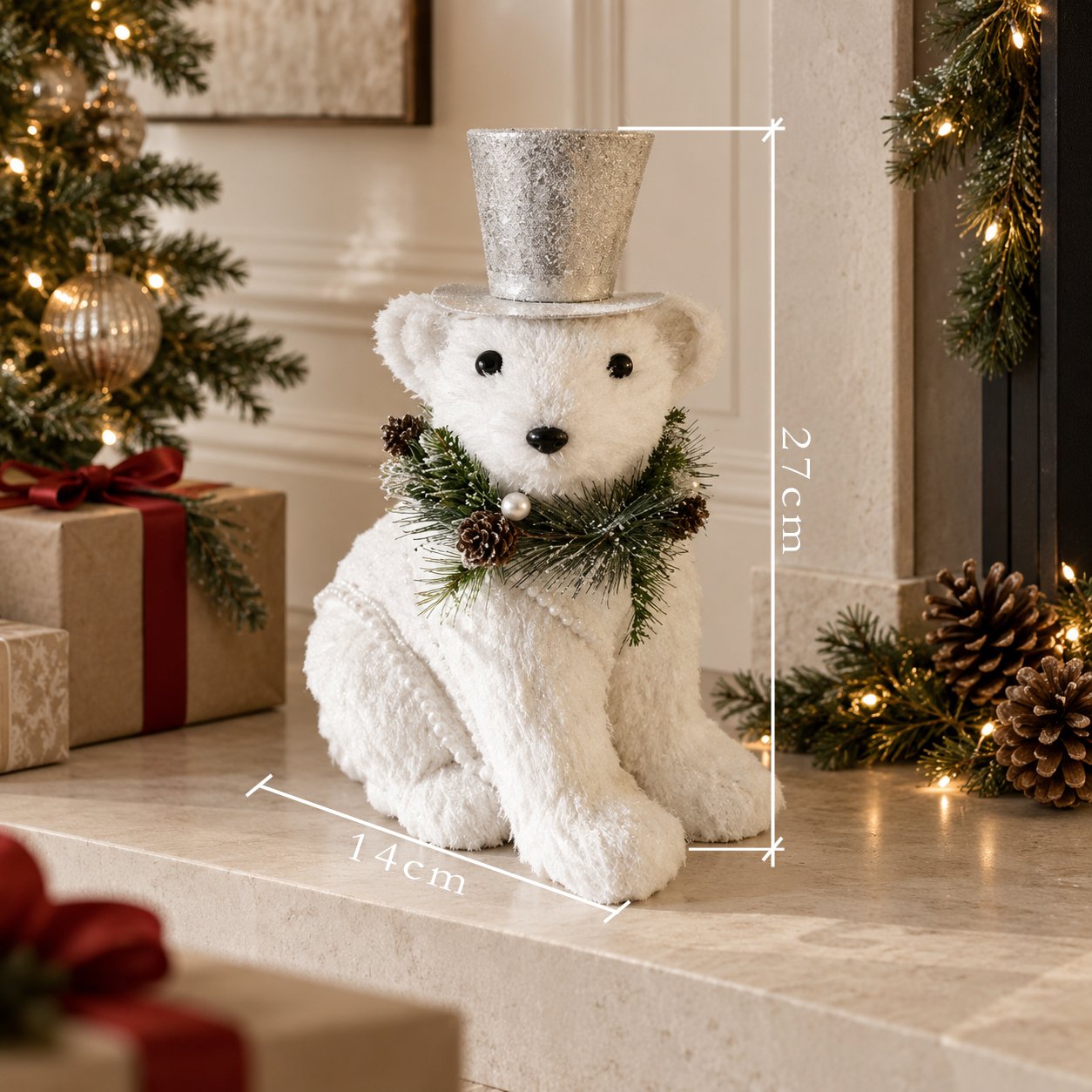 ALARIC PETITE TOP HAT POLAR BEAR additional view 1