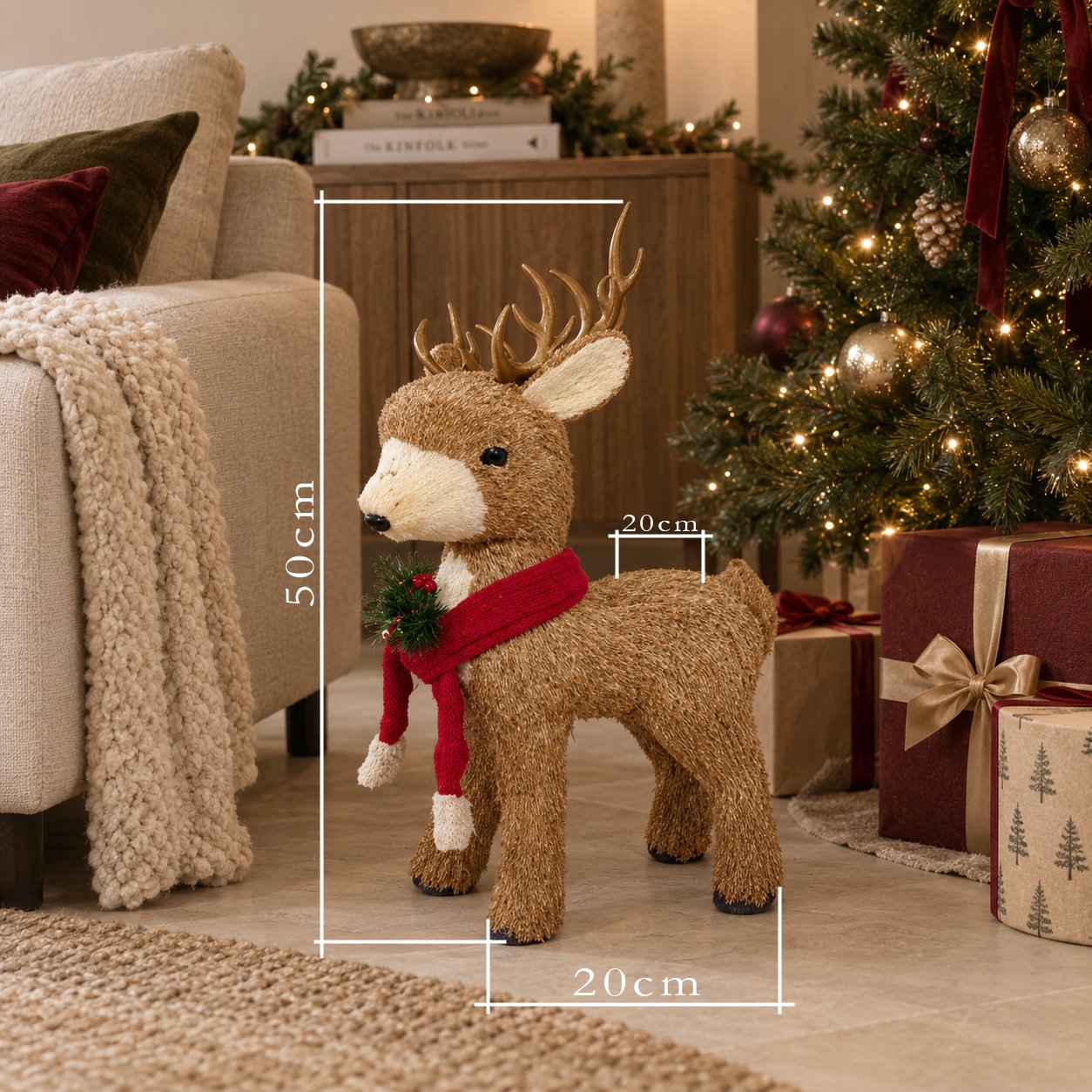 HOLLIS PETITE STANDING REINDEER additional view 1