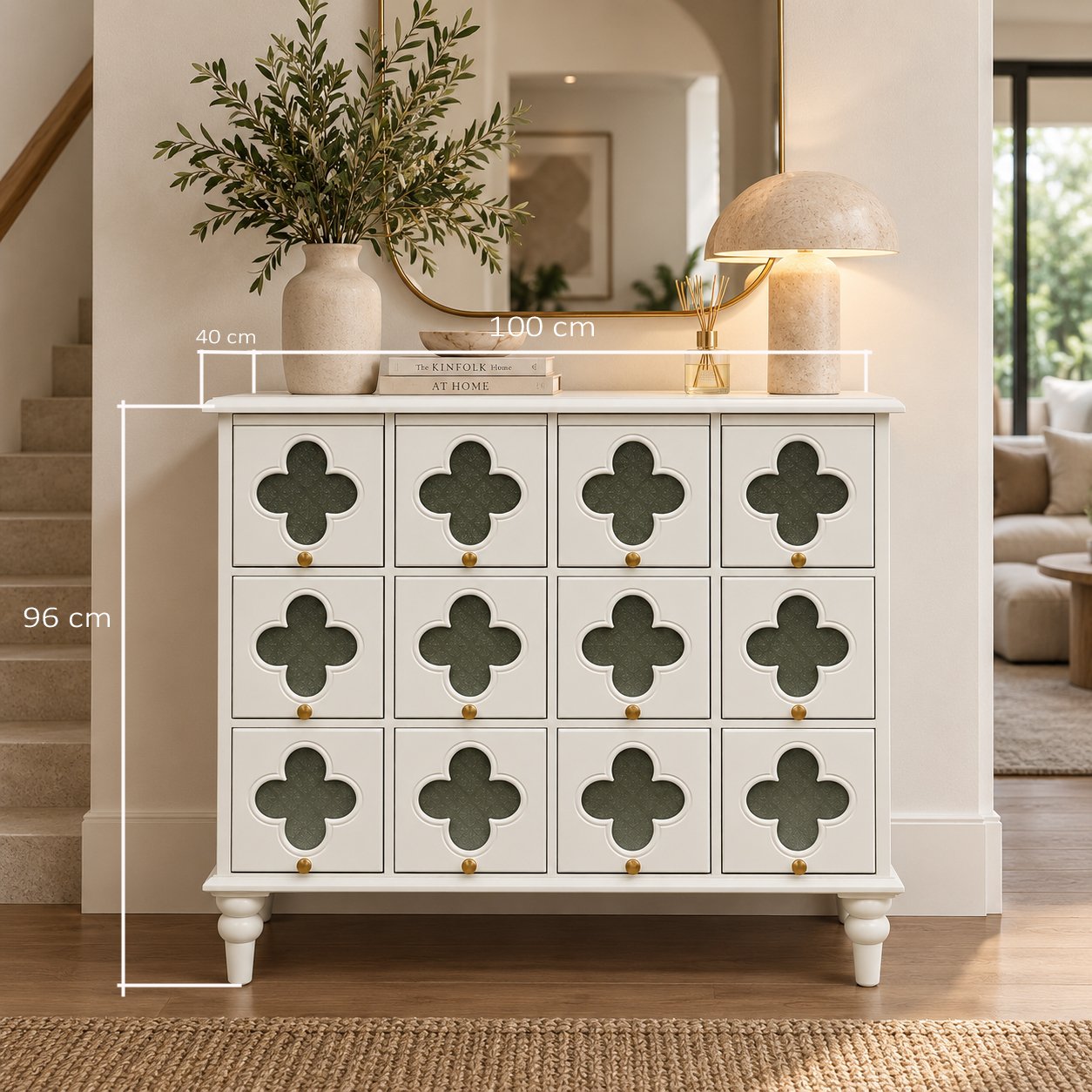 QUATRE CONSOLE CABINET - WHITE additional view 1