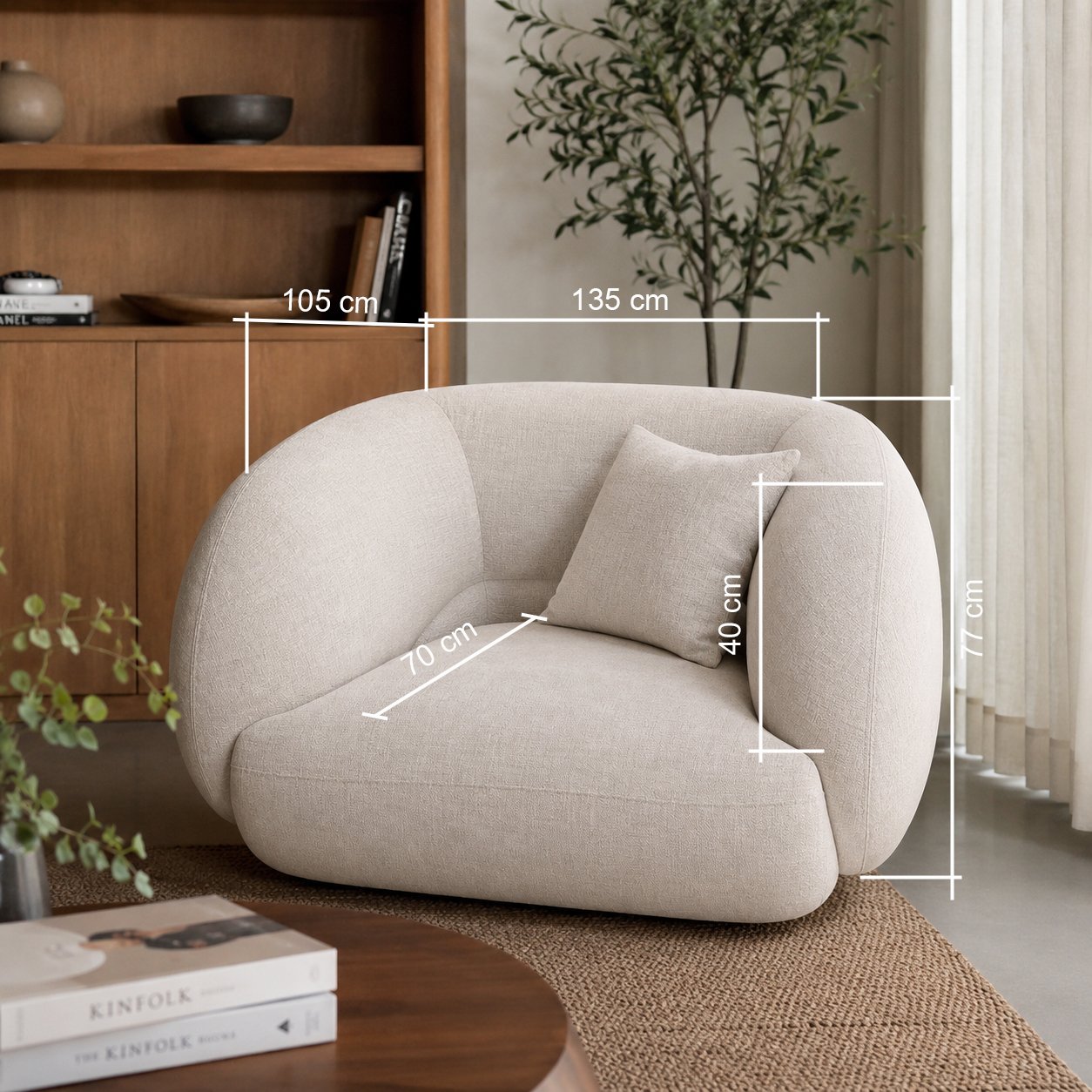 MIREAU ACCENT CHAIR additional view 1