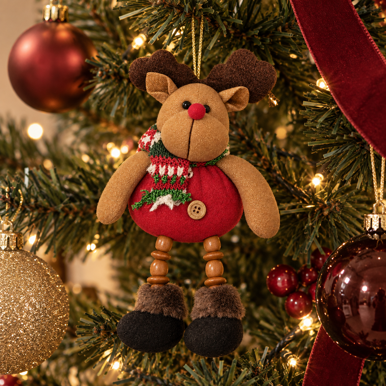BRAMBLE REINDEER ORNAMENT