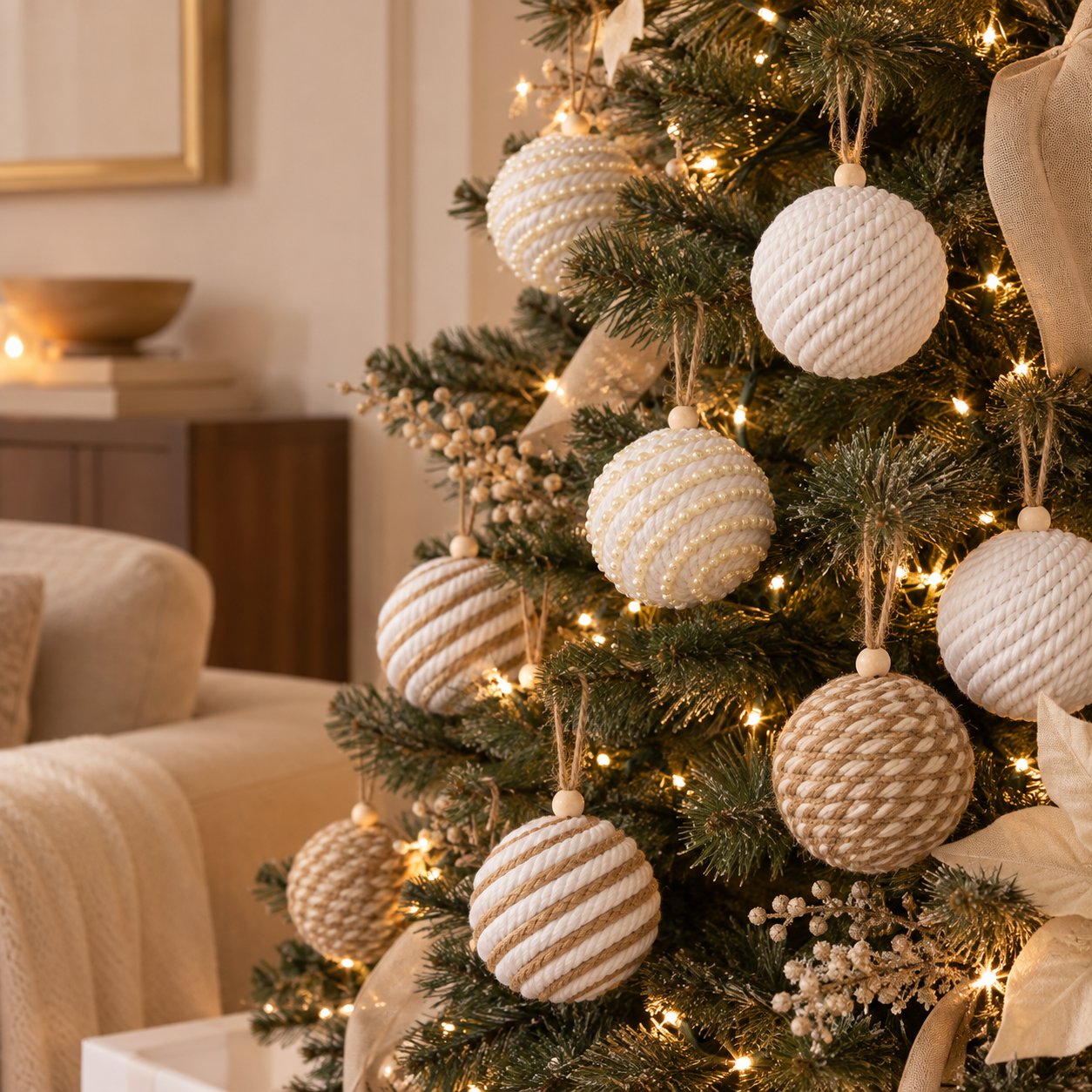 12 PIECE WINTER HEARTH ORNAMENT SET