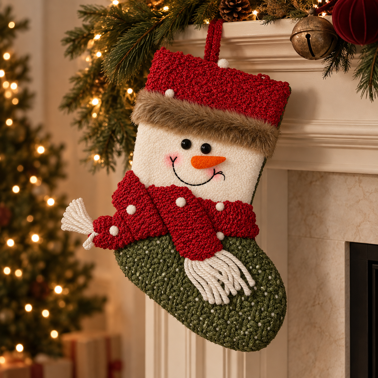 FROSTINE HEART STOCKING
