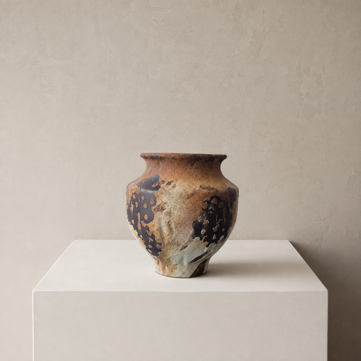 Emberstone Ceramic Vase – Round