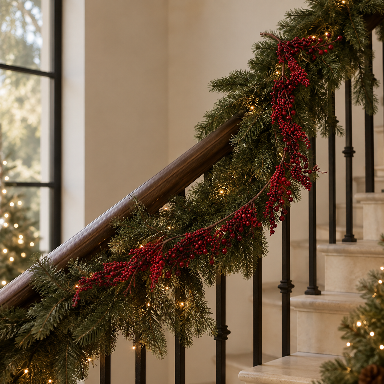 CRIMSON BERRY GARLAND