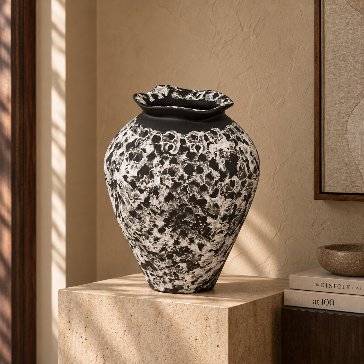 Sumi Artisan Ceramic Vase – Tall