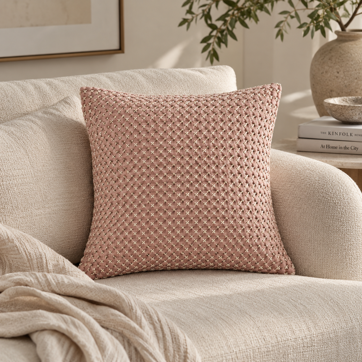 SEREIN THROW PILLOW COVER hover preview
