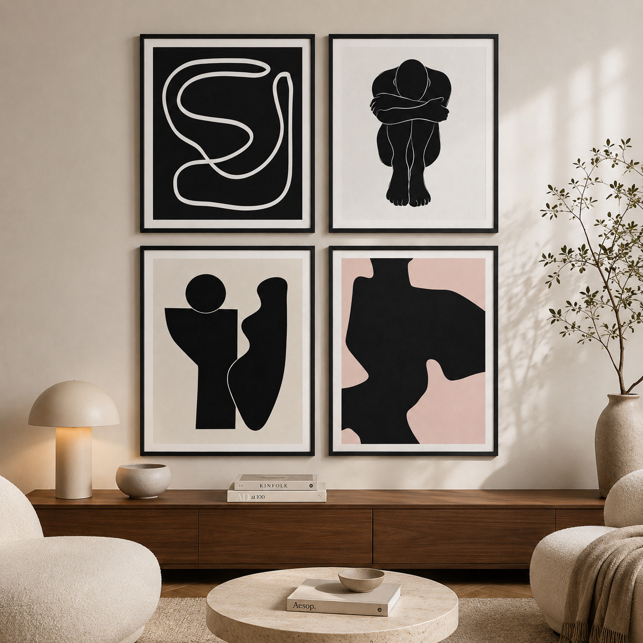 Nior Trace Art Print Set